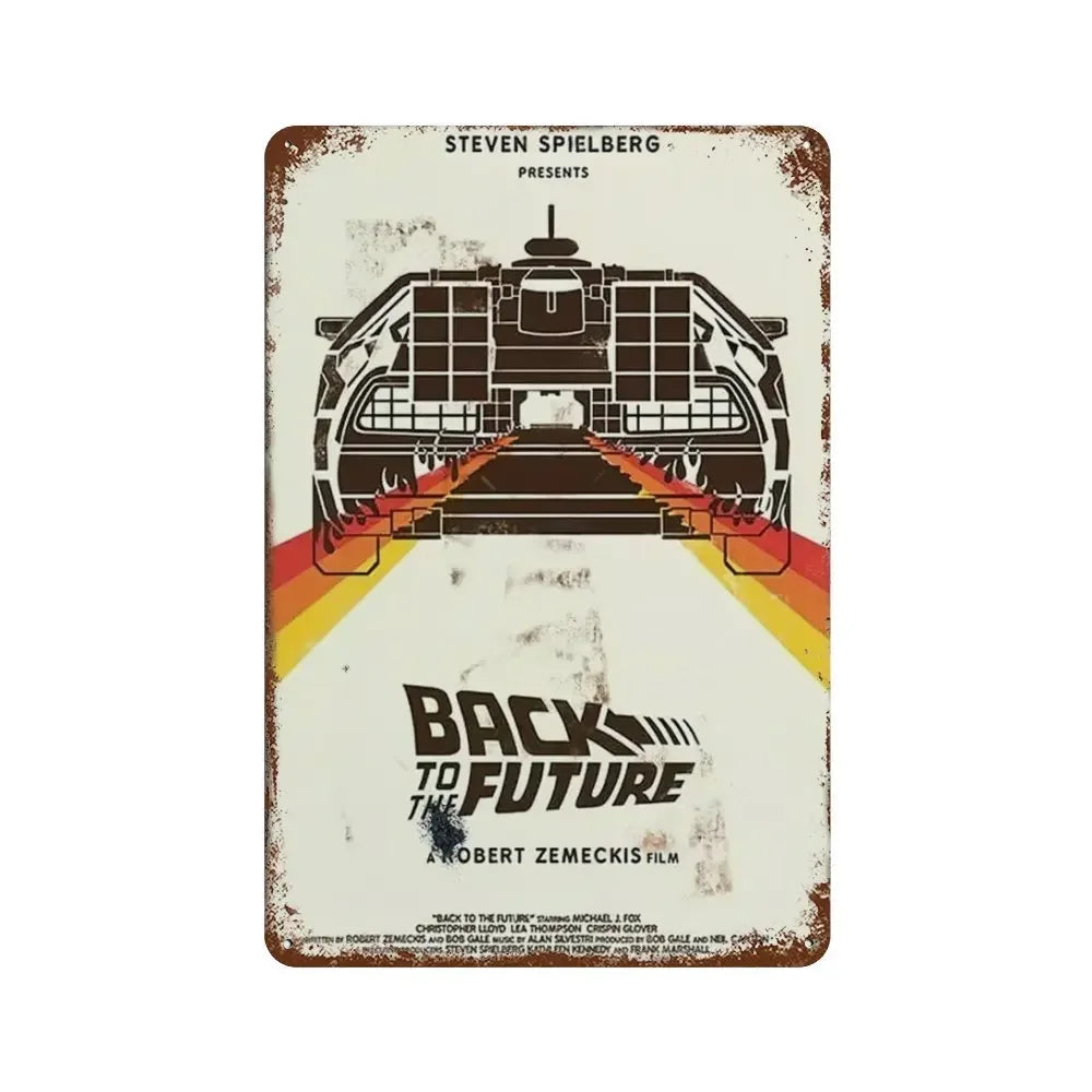 壁掛けメタルサイン・洋画シリーズ - Back to the Future