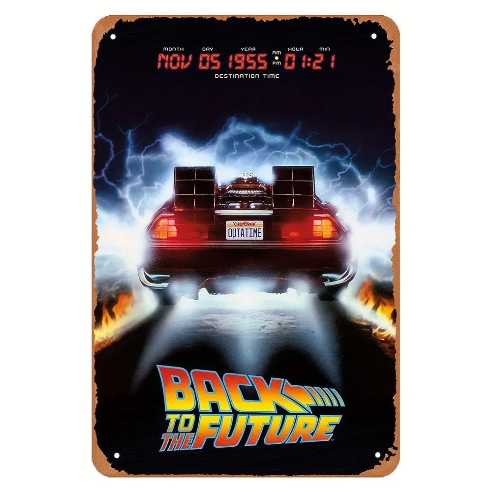 壁掛けメタルサイン - Back to the Future