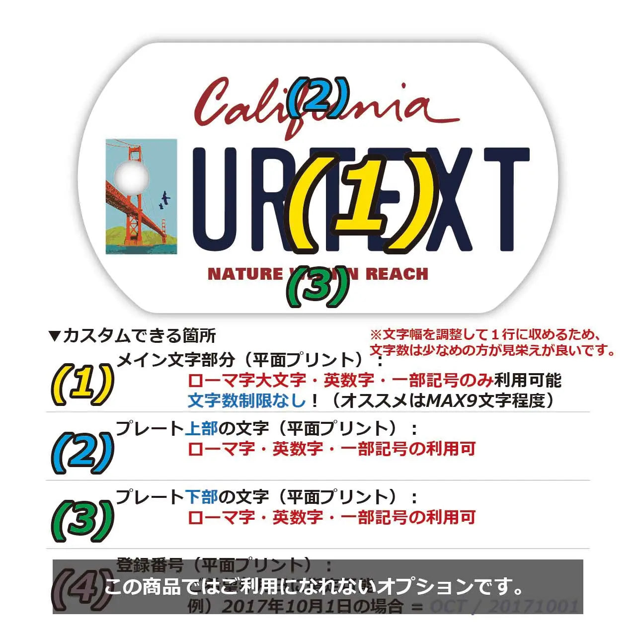 【ドッグタグ】カリフォルニア-サンフランシスコVer./オリジナルアメリカナンバープレート型 キーホルダー PL8HERO