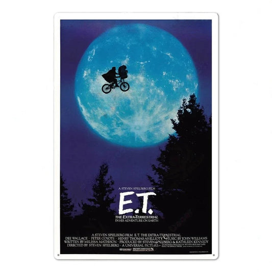 壁掛けメタルサイン・洋画シリーズ - E.T.