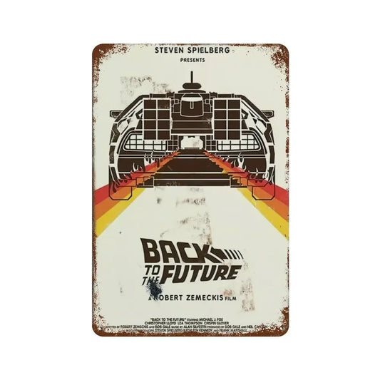 壁掛けメタルサイン・洋画シリーズ - Back to the Future