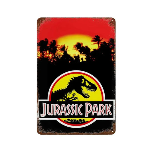 壁掛けメタルサイン・洋画シリーズ - Jurassic Park