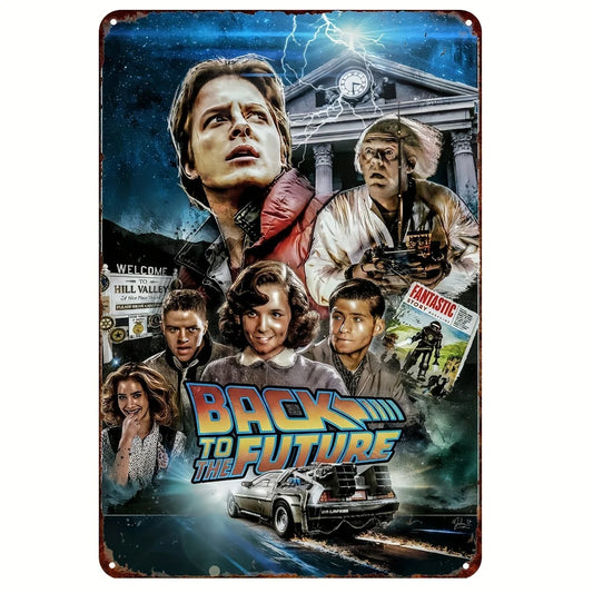 壁掛けメタルサイン・Back to the Future（バック・トゥー・ザ・フューチャー）