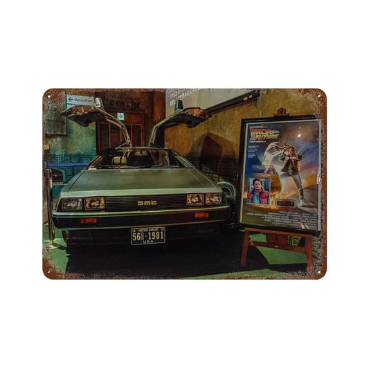 壁掛けメタルサイン・洋画シリーズ - Back to the Future