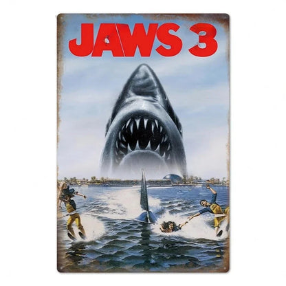 壁掛けメタルサイン・洋画シリーズ - Jaws 3
