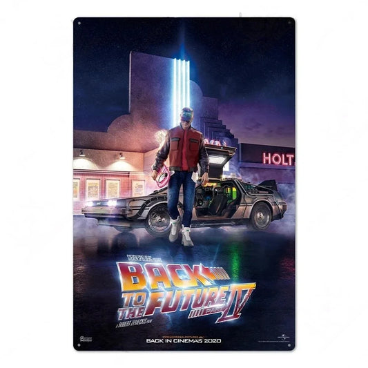 壁掛けメタルサイン・洋画シリーズ - Back to the Future 2