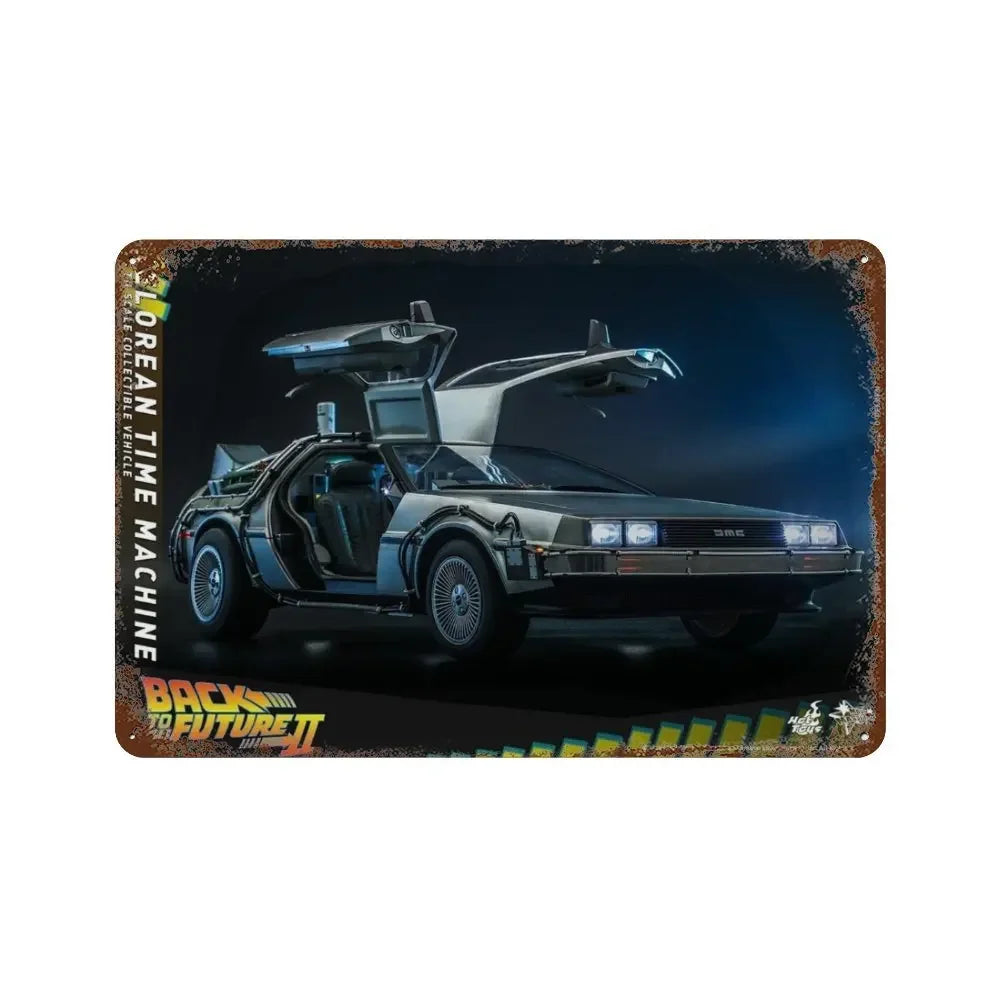 壁掛けメタルサイン・洋画シリーズ - Back to the Future 2