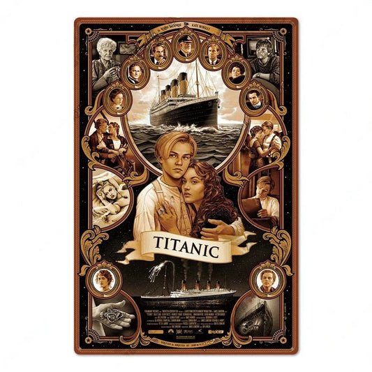 壁掛けメタルサイン・洋画シリーズ - Titanic