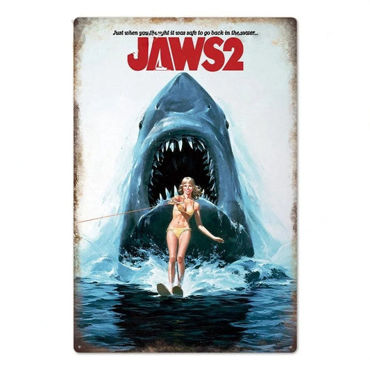 壁掛けメタルサイン・洋画シリーズ - Jaws 2