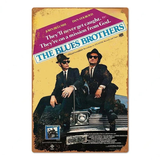 壁掛けメタルサイン・洋画シリーズ - The Blues Brothers