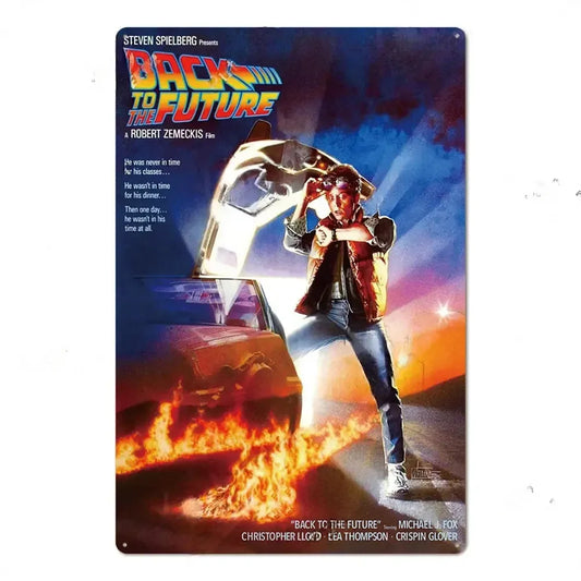 壁掛けメタルサイン・洋画シリーズ - Back to the Future