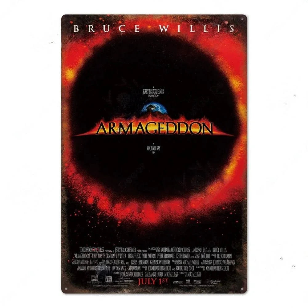 壁掛けメタルサイン・洋画シリーズ - Armageddon