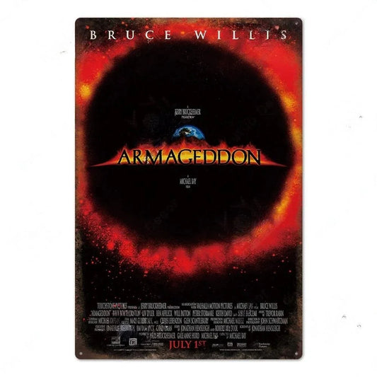 壁掛けメタルサイン・洋画シリーズ - Armageddon