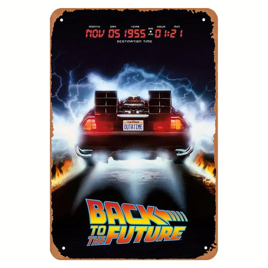 壁掛けメタルサイン - Back to the Future