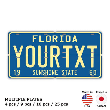 [Multi Plate] Florida 1960's / Original American License Plate