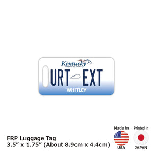 【ラゲッジタグ】ケンタッキー2005/オリジナルアメリカナンバープレート型・おしゃれ ・紛失防止タグ PL8HERO