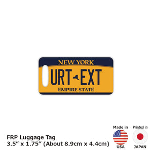 【ラゲッジタグ】ニューヨーク2010/オリジナルアメリカナンバープレート型・おしゃれ ・紛失防止タグ PL8HERO