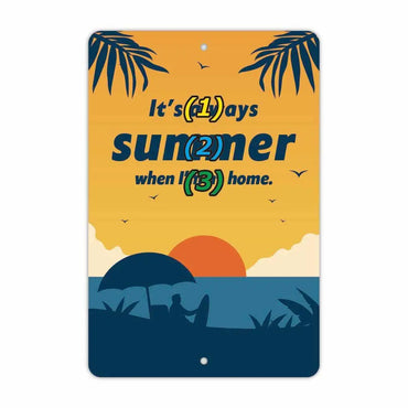 [Rectangular signboard] Sunset Surf / Original signboard made in the United States (approx. 20x30cm)