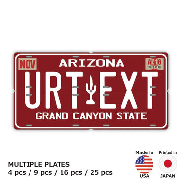 [Multi Plate] Arizona 80s / Original American License Plate