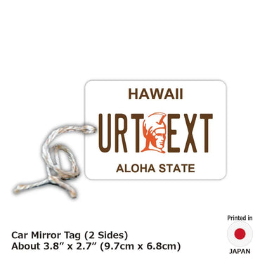 [Mirror Tag] Hawaii Kamehameha the Great / Original American License Plate Type Air Freshener