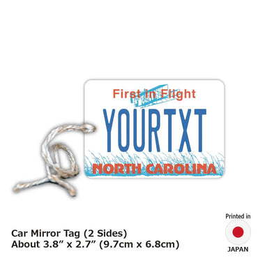 [Mirror Tag] North Carolina / Original American License Plate Type Air Freshener