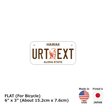 [For small bicycles] Hawaii Kamehameha the Great / Original American license plate