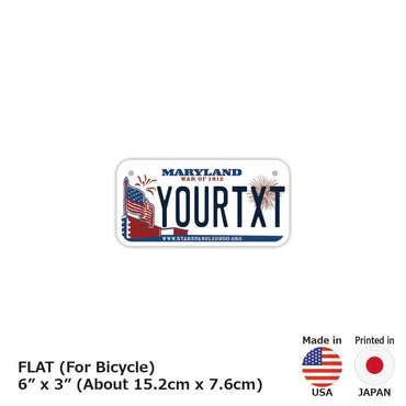 [For small bicycles] Maryland / Original American license plate