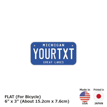 [For small bicycles] Michigan / Original American license plate