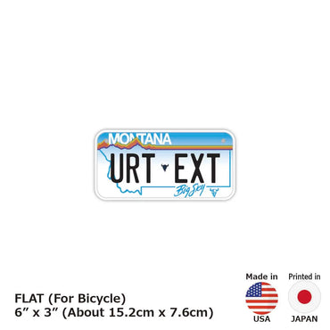 [For small bicycles] Montana / Original American license plate