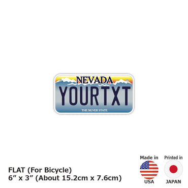 [For small bicycles] Nevada / Original American license plate