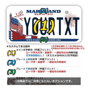 [Mini] Maryland / Original American License Plate