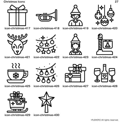 【アイコン追加】クリスマス系アイコン PL8HERO