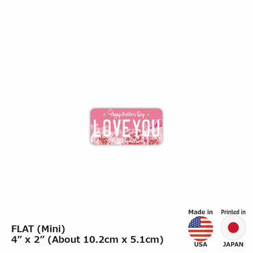 [Mini] Mother's Day / Flower / Original American License Plate