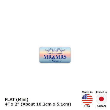 [Mini] Sunrise / Original American License Plate