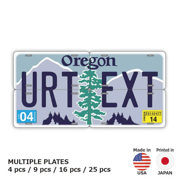 [Multi Plate] Oregon / Original American License Plate