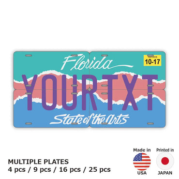 [Multi Plate] Florida Art / Original American License Plate