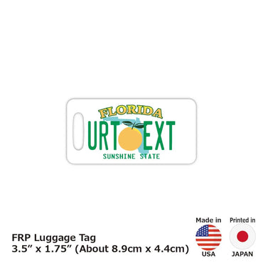 [Luggage tag] Florida / Original American license plate type / fashionable / loss prevention tag