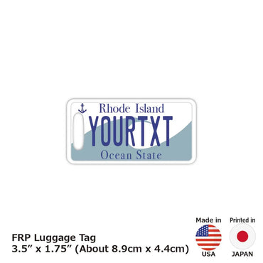 [Luggage Tag] Rhode Island / Original American License Plate Type / Fashionable / Loss Prevention Tag