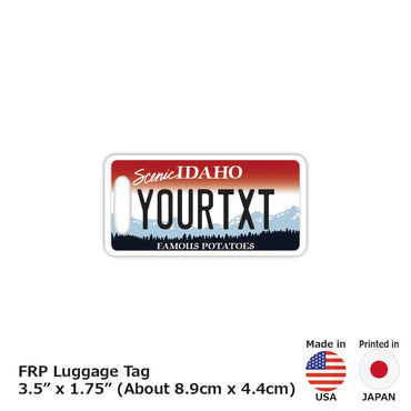 [Luggage tag] Idaho / Original American license plate type / fashionable / loss prevention tag