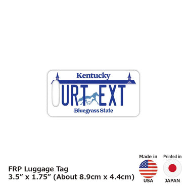 [Luggage tag] Kentucky / Original American license plate type / Fashionable / Loss prevention tag