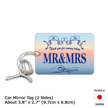 [Mirror Tag] Sunrise / Original American License Plate Type Air Freshener