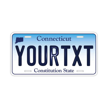 [Large/US Car] Connecticut/Original American Embossed License Plate Fashionable Nameplate Sign