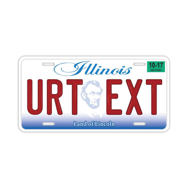 [Large/US Car] Illinois/Original American Embossed License Plate Fashionable Nameplate Sign