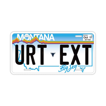 [Large/US Car] Montana/Original American Embossed License Plate Fashionable Nameplate Sign