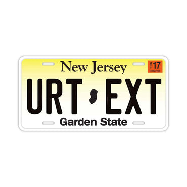 [Large/US Car] New Jersey/Original American Embossed License Plate Fashionable Nameplate Sign