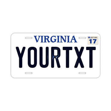 [Large/US Car] Virginia/Original America Embossed License Plate Fashionable Nameplate Sign