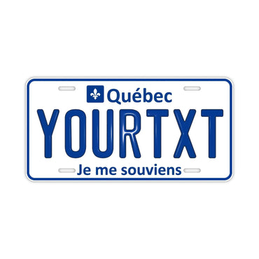 [Large/US Car] Quebec/Original Canada Embossed License Plate Fashionable Nameplate Sign