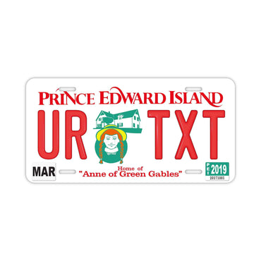 [Large/US Car] Prince Edward Island - Anne of Green Gables/Original Canada Embossed License Plate Fashionable Nameplate Sign