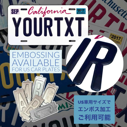 【大・US車用】プリンスエドワードアイランド-赤毛のアン/オリジナルカナダエンボスナンバープレート おしゃれ表札看板 PL8HERO
