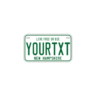[For medium / US motorcycles] New Hampshire / Original American license plate